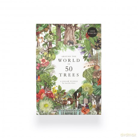 Laurence King Publishing Around the World in 50 Trees Puzzle: 1000 Pieces - Jonathan Drori [PUZZLE]