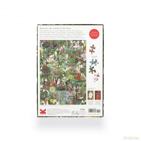 Laurence King Publishing Around the World in 50 Trees Puzzle: 1000 Pieces - Jonathan Drori [PUZZLE]