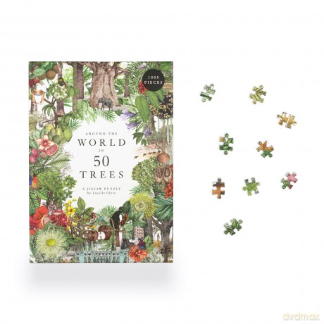 Laurence King Publishing Around the World in 50 Trees Puzzle: 1000 Pieces - Jonathan Drori [PUZZLE]