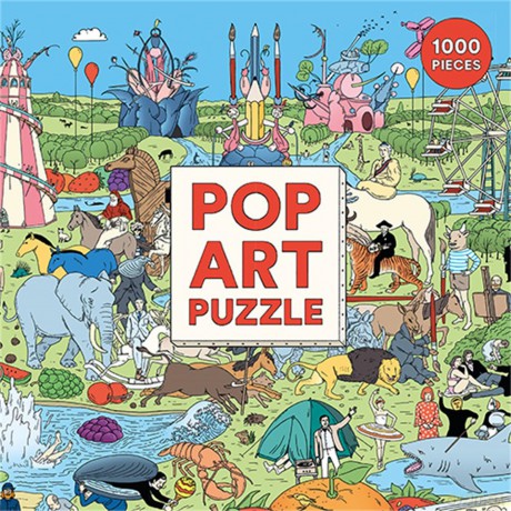 Laurence King Publishing Pop Art Puzzle: Make the Jigsaw and Spot the Artists - Andrew Rae [PUZZLE]