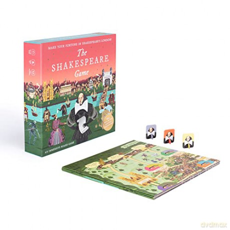 Laurence King Publishing The Shakespeare Game: Make Your Fortune in Shakespeare's London: an Immersive Board Game - Adam Simpson [KSIĄŻKA]
