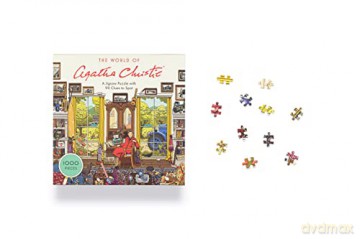 Laurence King The World of Agatha Christie:1000-piece Jigsaw Puzzle with 90 Clues to Spot, Puzzle for fans of Agatha Christie - Agatha Christie Ltd [KSIĄŻKA]