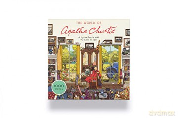 Laurence King The World of Agatha Christie:1000-piece Jigsaw Puzzle with 90 Clues to Spot, Puzzle for fans of Agatha Christie - Agatha Christie Ltd [KSIĄŻKA]