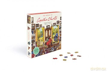 Laurence King The World of Agatha Christie:1000-piece Jigsaw Puzzle with 90 Clues to Spot, Puzzle for fans of Agatha Christie - Agatha Christie Ltd [KSIĄŻKA]
