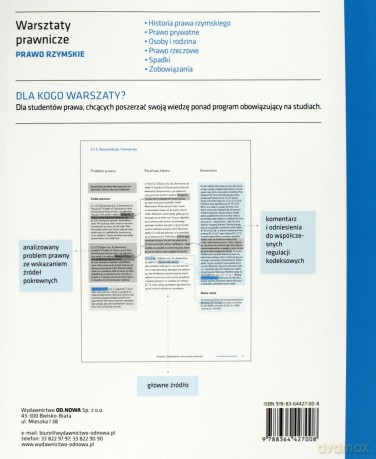 Warsztaty Prawnicze Prawo Rzymskie - Wojciech Dajczak, Tomasz Giaro, Franciszek Longchamps De Berier [KSIĄŻKA]