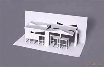 Le Corbusier Paper Models: 10 Kirigami Buildings To Cut And Fold - Marc Hagan-Guirey [KSIĄŻKA]