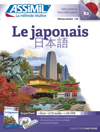 Le Japonais Superpack (Book + 4 CD audio + 1Mp3 USB): Contient 1 clé USB - Catherine Garnier [KSIĄŻKA]