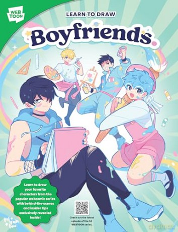 Learn to Draw Boyfriends.: Learn to draw your favorite characters from the popular webcomic series with behind-the-scenes and insider tips exclusively revealed inside! (WEBTOON) - refrainbow [KOMIKS]