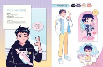 Learn to Draw Boyfriends.: Learn to draw your favorite characters from the popular webcomic series with behind-the-scenes and insider tips exclusively revealed inside! (WEBTOON) - refrainbow [KOMIKS]