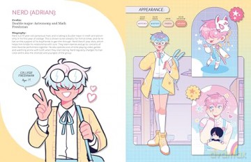 Learn to Draw Boyfriends.: Learn to draw your favorite characters from the popular webcomic series with behind-the-scenes and insider tips exclusively revealed inside! (WEBTOON) - refrainbow [KOMIKS]