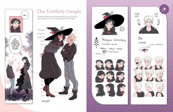 Learn to Draw Morgana and Oz: Learn to draw your favorite characters from the popular webcomic series with behind-the-scenes and insider tips exclusively revealed inside! (WEBTOON) - Miyuli [KSIĄŻKA]