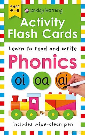 Learn To Read and Write Phonics (Activity Flash Cards) - Priddy Books [KSIĄŻKA]