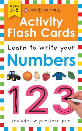 Learn To Write Your Numbers (Activity Flash Cards) - Priddy Books [KSIĄŻKA]