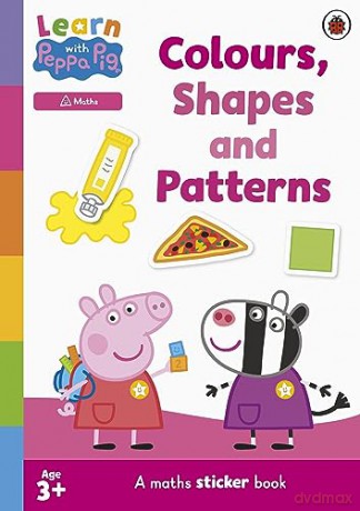 Learn with Peppa: Colours, Shapes and Patterns sticker activity book - Peppa Pig [KSIĄŻKA]