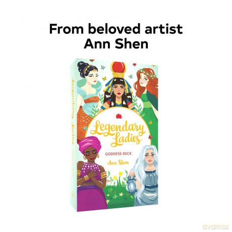Legendary Ladies Goddess Deck: 58 Goddesses to Empower and Inspire You - Ann Shen [KSIĄŻKA]