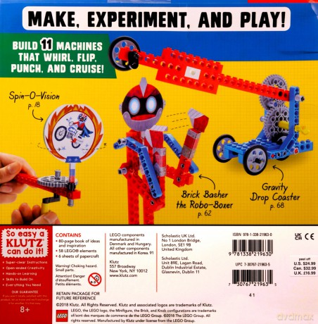 LEGO Gadgets (Klutz) Multi-color - Editors of Klutz [KSIĄŻKA]