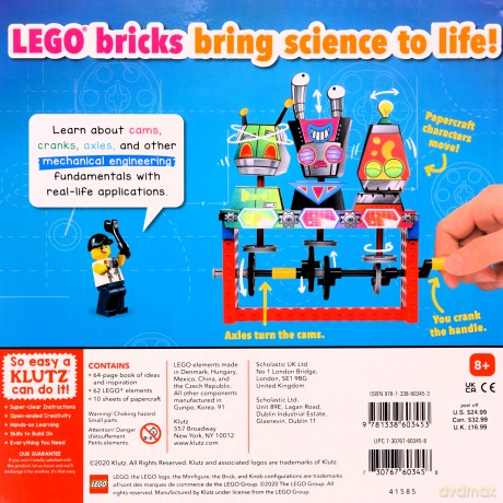 LEGO Gear Bots (Klutz): Create 8 Machines [FIGURKA]