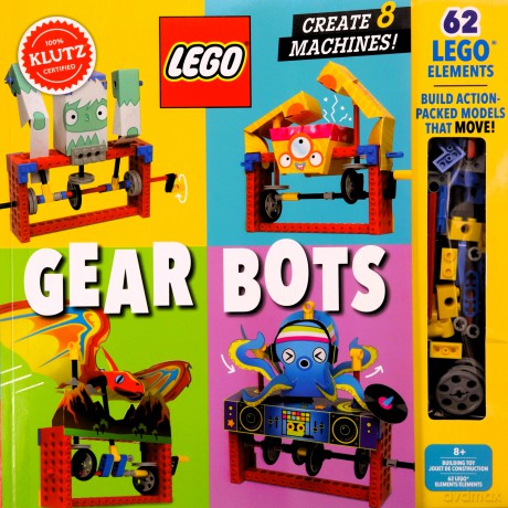 LEGO Gear Bots (Klutz): Create 8 Machines [FIGURKA]