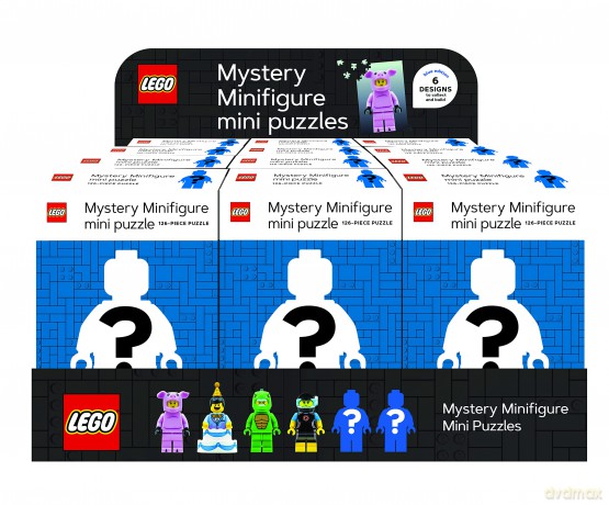 LEGO Mystery Minifigure Puzzles Blue Edition 12 Copy CDU - Books Chronicle [KSIĄŻKA]