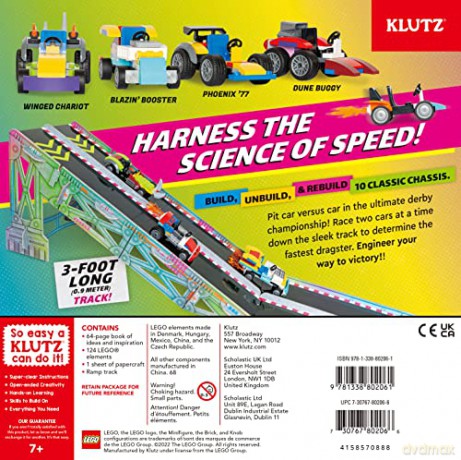 LEGO Race Cars: 5 (Klutz) - Editors of Klutz [KSIĄŻKA]