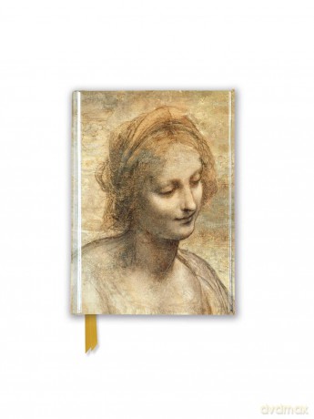 Leonardo da Vinci: Detail of the Head of the Virgin (Foiled Pocket Journal) (Flame Tree Pocket Notebooks) - Flame Tree Studio [KSIĄŻKA]