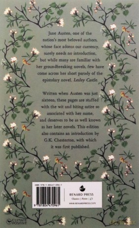 Lesley Castle: An Unfinished Novel in Letters - Jane Austen [KSIĄŻKA]