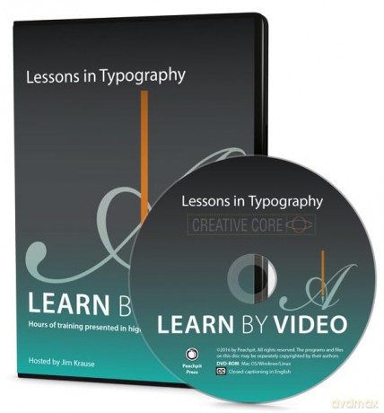 Lessons in Typography Learn by Video - Jim Krause [KSIĄŻKA]