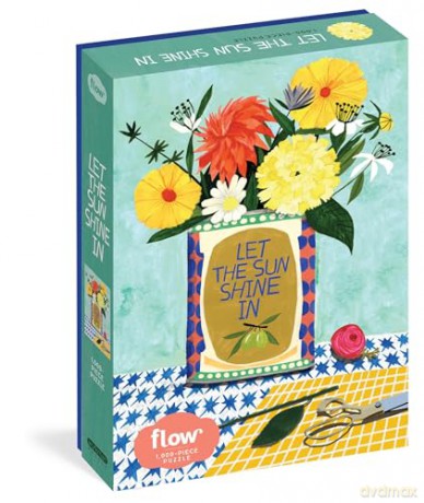 Let the Sun Shine In 1,000-Piece Puzzle (Flow): (Flow) for Adults Families Picture Quote Mindfulness Game Gift Jigsaw 26 3/8" x 18 7/8" - Irene Smit [KSIĄŻKA]