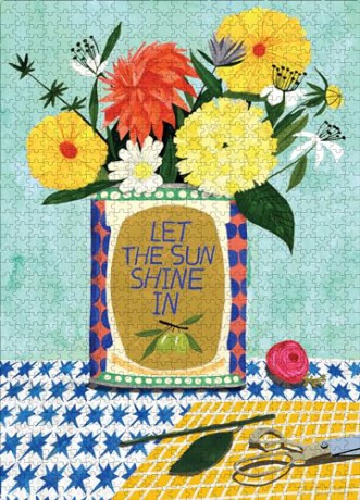 Let the Sun Shine In 1,000-Piece Puzzle (Flow): (Flow) for Adults Families Picture Quote Mindfulness Game Gift Jigsaw 26 3/8" x 18 7/8" - Irene Smit [KSIĄŻKA]