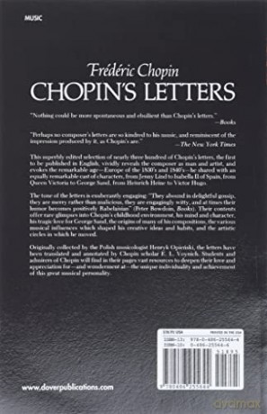 Letters (Dover Books on Music: Composers) - Stephanie Kuehnert [KSIĄŻKA]