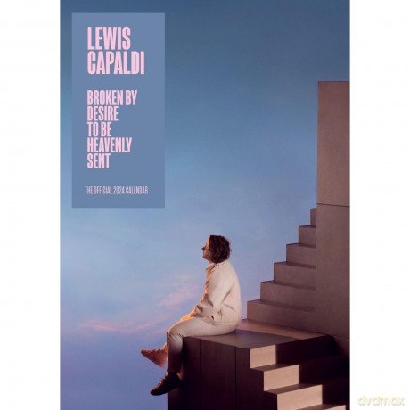 Lewis Capaldi 2024 A3 Calendar, Month to View, Wall Hang, Official Product - Danilo Promotions Ltd [KALENDARZ]