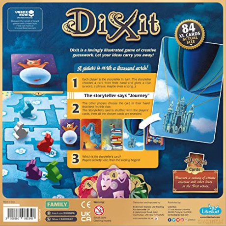 Libellud | Dixit | Board Game | Ages 8+ | 3 to 8 Players | 30 Minutes Playing Time [KSIĄŻKA]