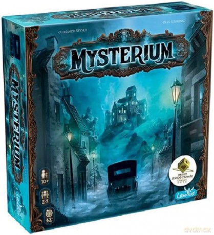 Libellud | Mysterium Board Game (Base Game) | Mystery Board Game | Cooperative Game for Adults and Kids | Fun for Family Game Night | Ages 10 and up | 2-7 Players | Average Playtime 45 Minutes [KSIĄŻKA]