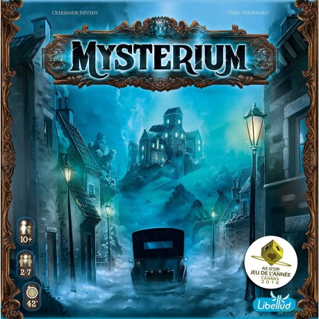 Libellud | Mysterium Board Game (Base Game) | Mystery Board Game | Cooperative Game for Adults and Kids | Fun for Family Game Night | Ages 10 and up | 2-7 Players | Average Playtime 45 Minutes [KSIĄŻKA]