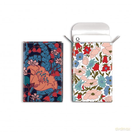 Liberty Floral Playing Card Set: Liberty London - Galison [KSIĄŻKA]