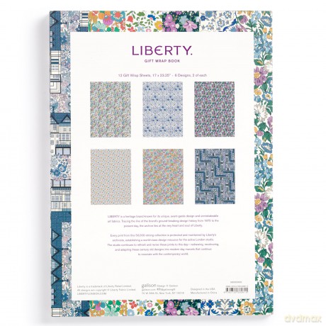 Liberty Gift Wrap Book - Galison [KSIĄŻKA]