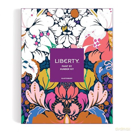 Liberty Glastonbury Paint by Number Kit - Galison [KSIĄŻKA]