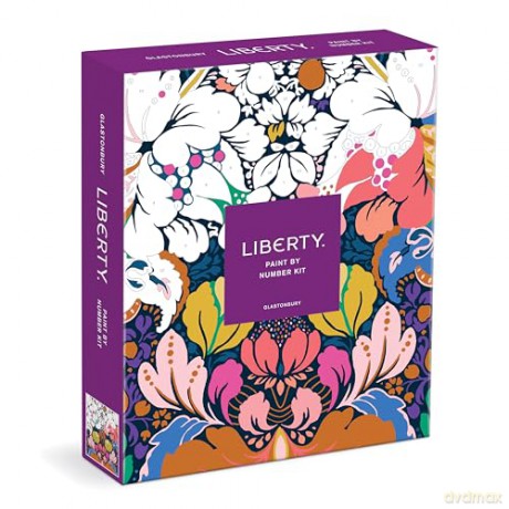 Liberty Glastonbury Paint by Number Kit - Galison [KSIĄŻKA]