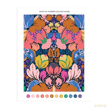 Liberty Glastonbury Paint by Number Kit - Galison [KSIĄŻKA]
