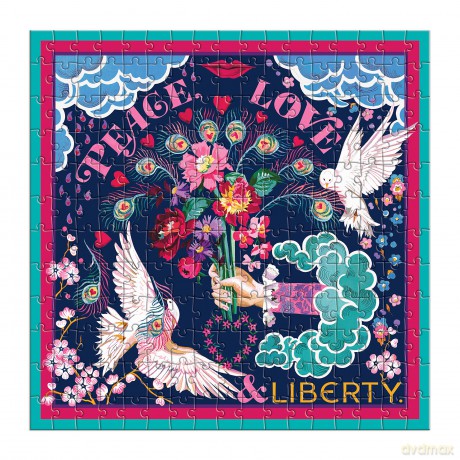 Liberty Power of Love Set of 4 Puzzles - Galison [PUZZLE]