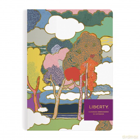 Liberty Prospect Road B5 Handmade Embroidered Journal - Galison [KSIĄŻKA]