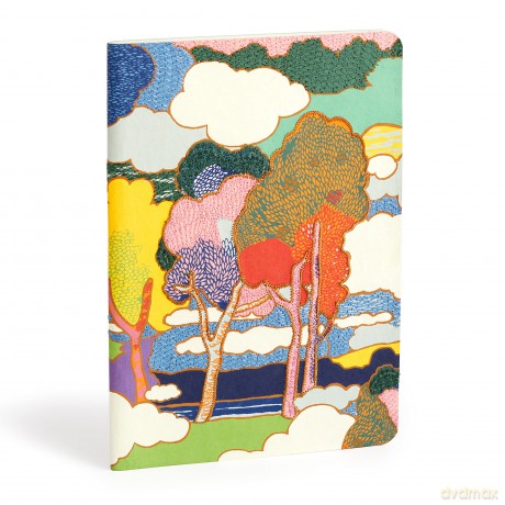 Liberty Prospect Road B5 Handmade Embroidered Journal - Galison [KSIĄŻKA]