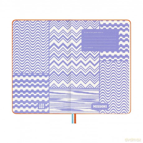 Libreta Rayada L Tapa Dura Amrilla Missoni [KSIĄŻKA]