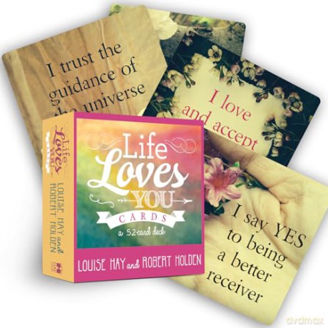 Life Loves You Cards: 52 Inspirational Affirmation Cards for Daily Wisdom and Motivation - Louise Hay [KSIĄŻKA]