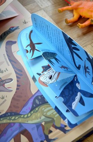 Lift-the-Flap Encyclopedia of Dinosaurs: 200 Flaps to Explore! - Eryl Nash [KSIĄŻKA]