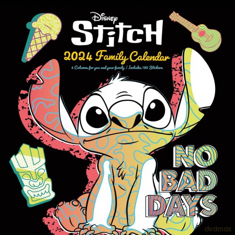 Lilo and Stitch Calendar 2024 - Month to a View Family Planner 30cm x 30cm - Official Merchandise [KALENDARZ]