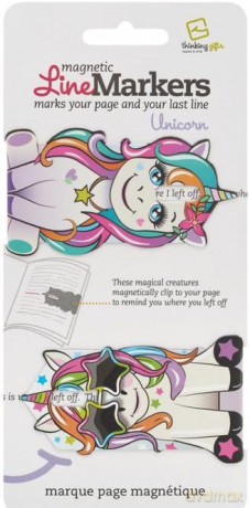 Linemarkers Unicorn Bookmarks [KSIĄŻKA]