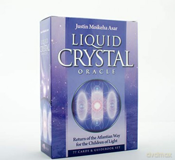 Liquid Crystal Oracle: Return of the Atlantian Way for the Children of Light, Oracle Card and Book Set - Justin Moikeha Asar [KSIĄŻKA]