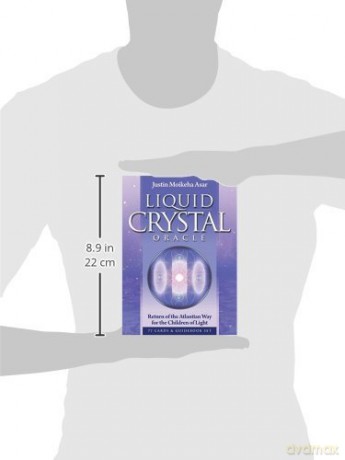Liquid Crystal Oracle: Return of the Atlantian Way for the Children of Light, Oracle Card and Book Set - Justin Moikeha Asar [KSIĄŻKA]