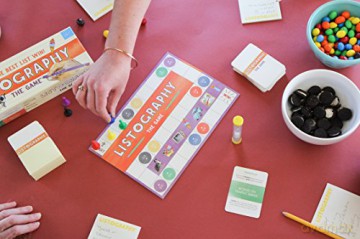 Listography: (Board Games, Games for Adults, Adult Board Games): The Game: May the Best List Win! - Lisa Nola [KSIĄŻKA]